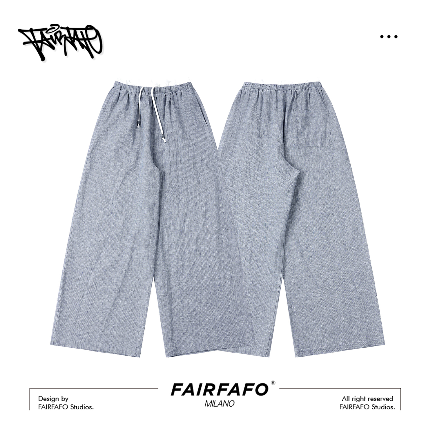 【撞色抽绳长裤】KZCL55153