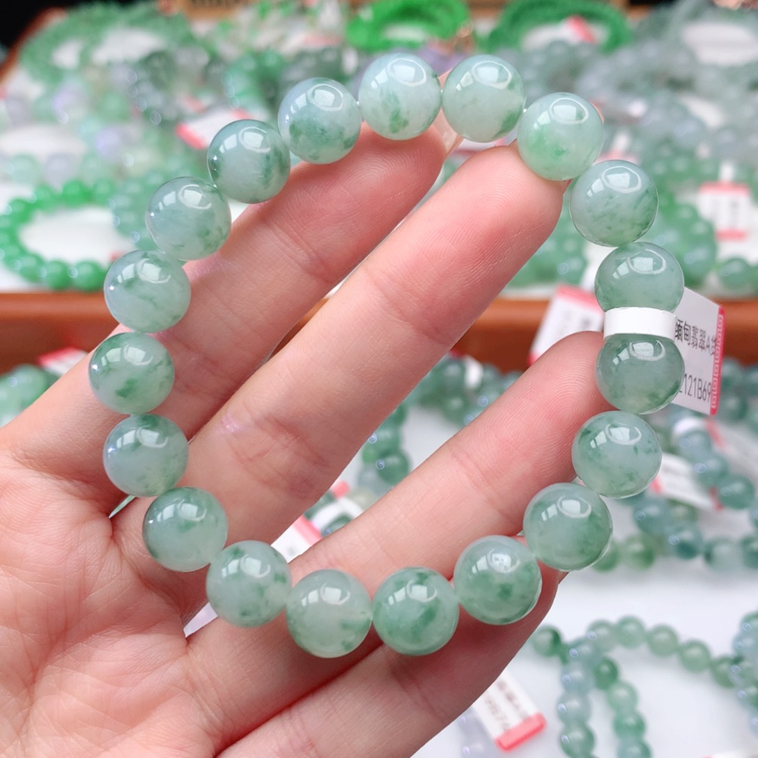 翡翠手链未镶嵌翡翠10mm