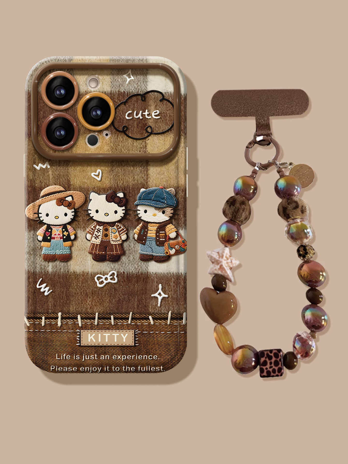 穿搭kt适用苹果17华为vivo/oppo小米iPhone大视窗翻盖镜子手机壳