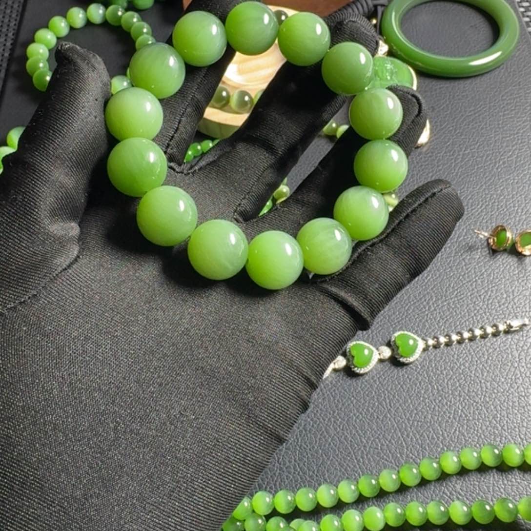 和田玉（碧玉）手串未镶嵌