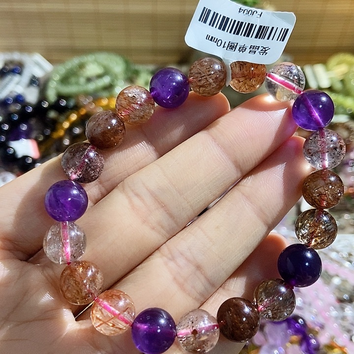 水晶手链未镶嵌发晶10