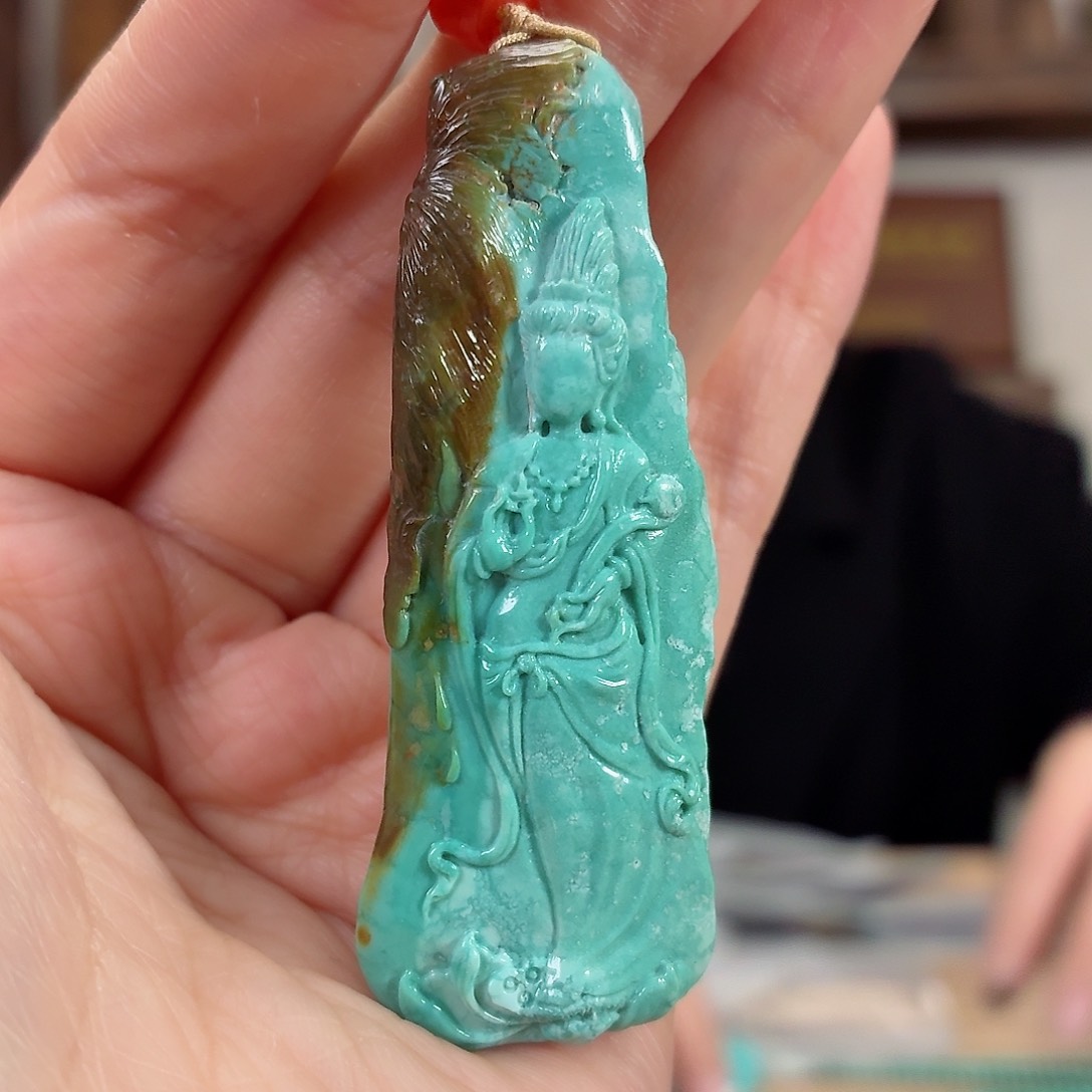 未镶嵌绿松石珠宝奇石