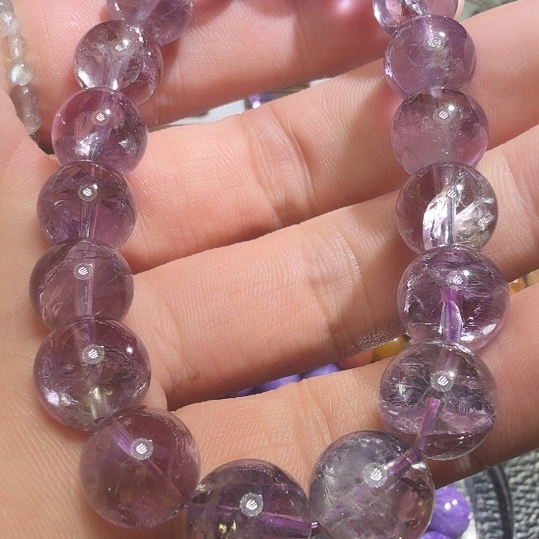 格***光未镶嵌发晶颈饰天然水晶