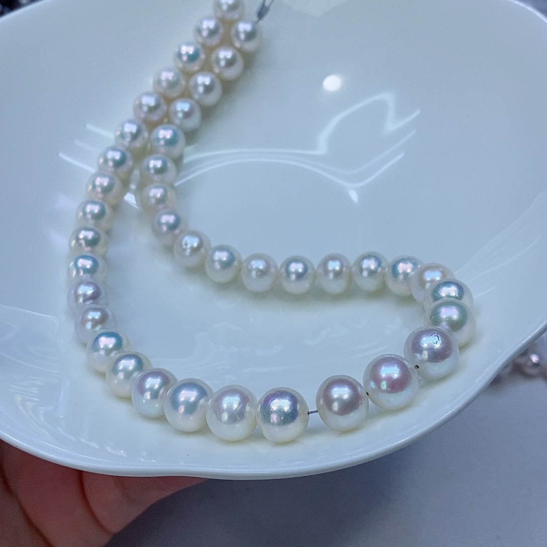 淡水珍珠颈饰银S925镶嵌