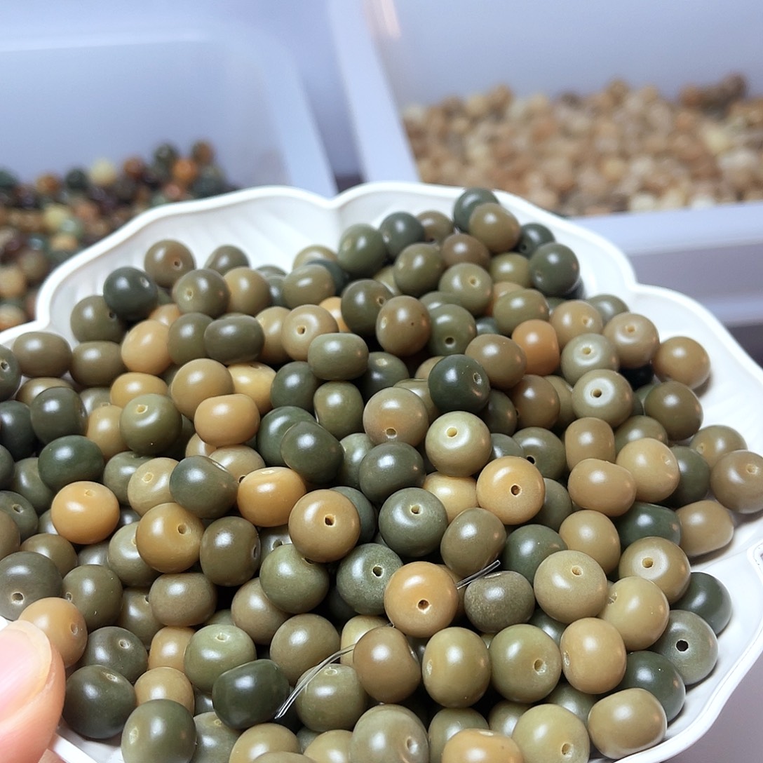 吊坠白玉菩提白玉菩提11阴皮苹果40颗卡灯牌宠20颗