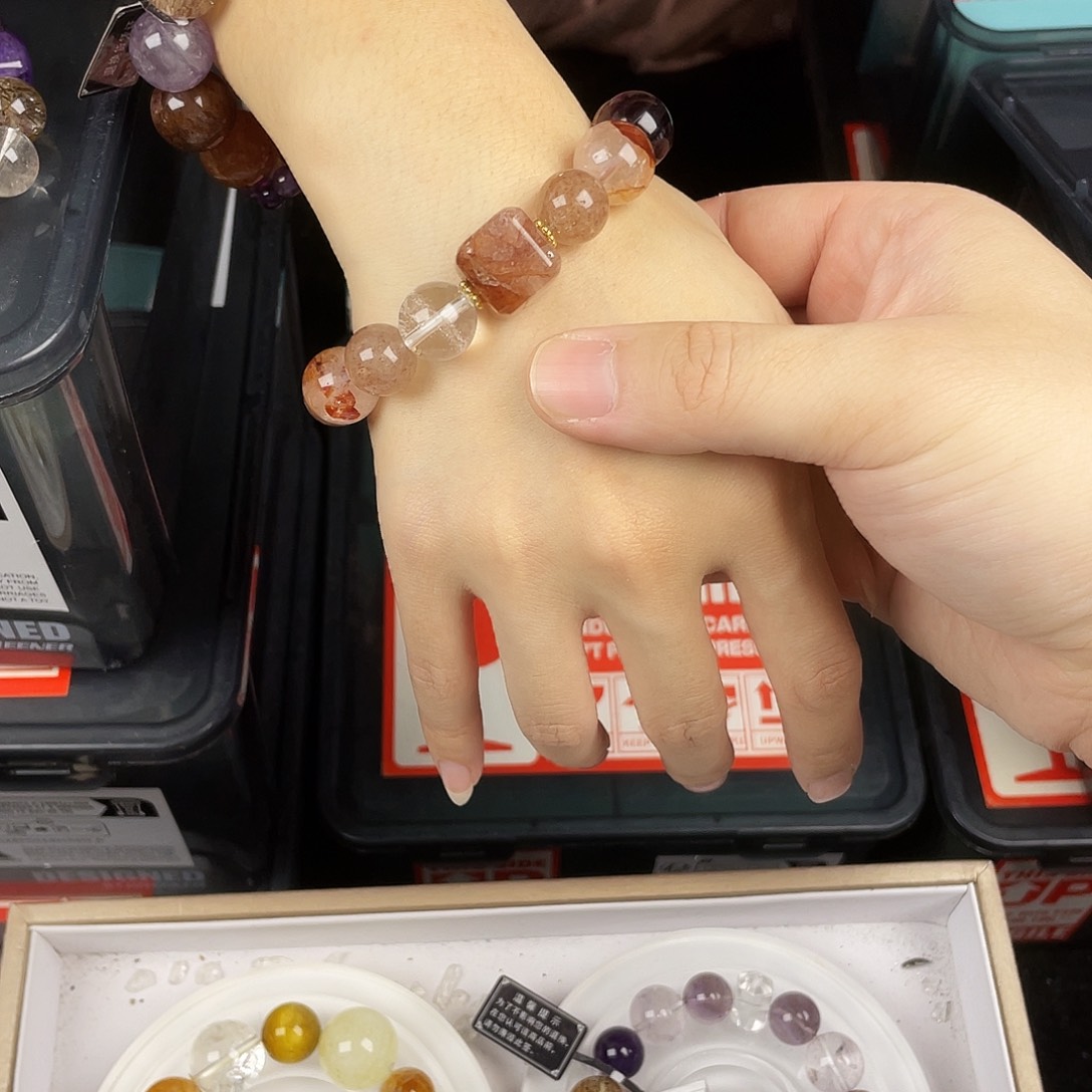 银S925镶嵌水晶手链