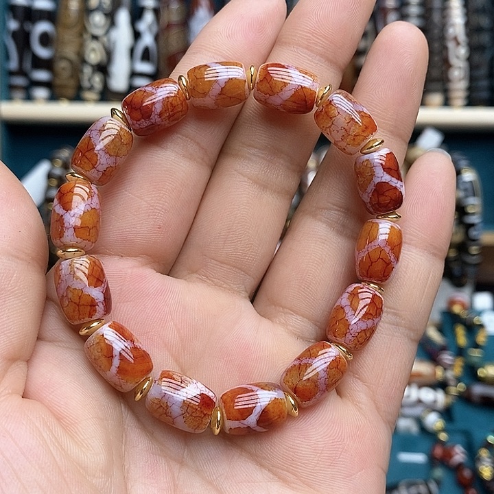 玛瑙/玉髓合金颈饰