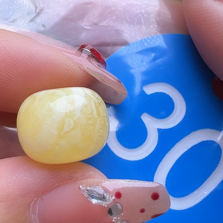 未镶嵌蜜蜡裸石12.6mm老型