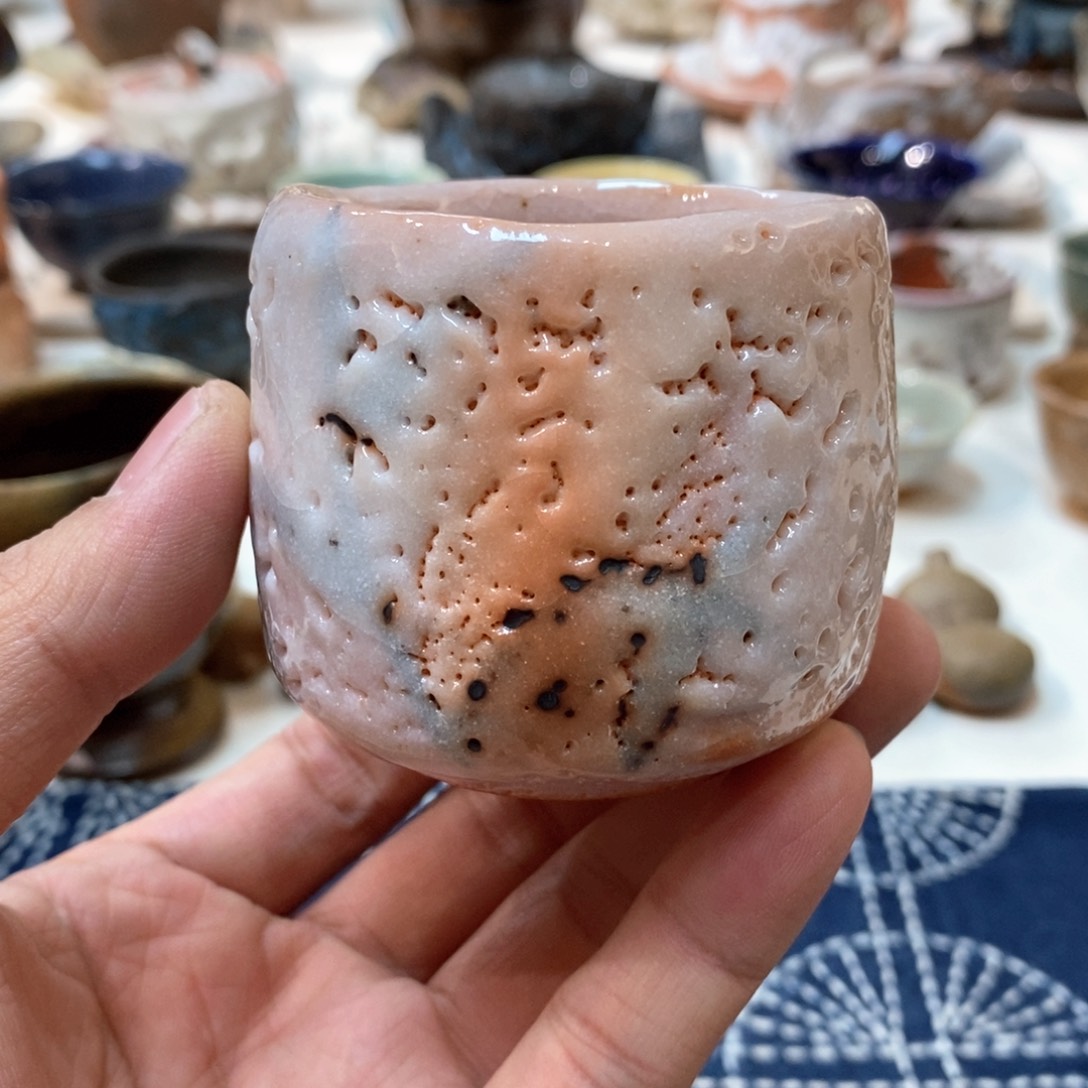 柴烧侘寂粗陶茶具