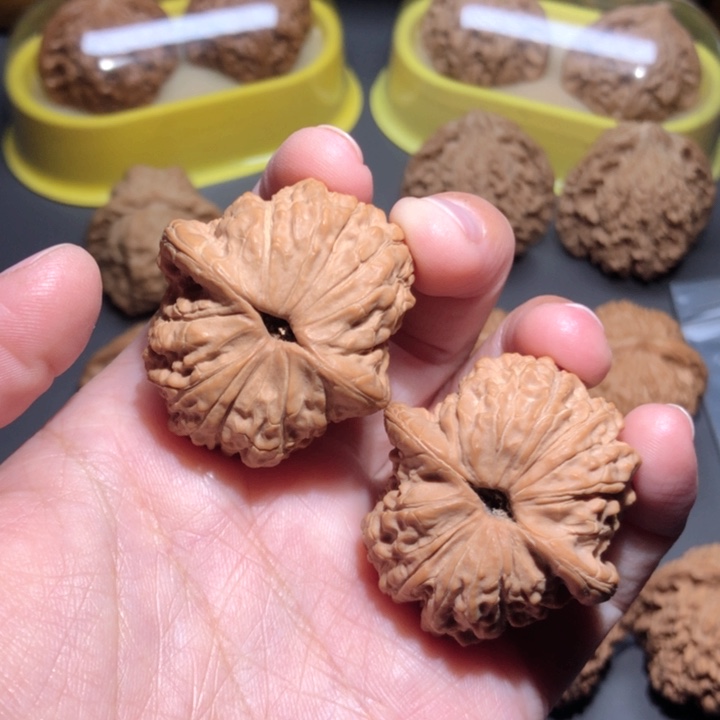 文玩核桃把件不**.36血麒麟