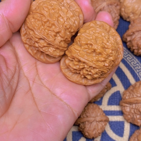 【闪购商品】文玩核桃吊坠硕*?白狮子49