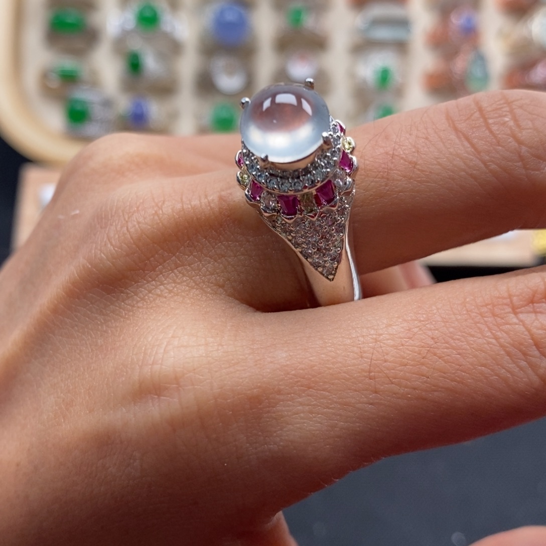 翡翠裸石缅甸天然A货翡翠