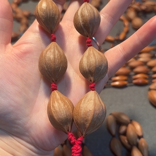 橄榄核手串/手链N**I21手持4花
