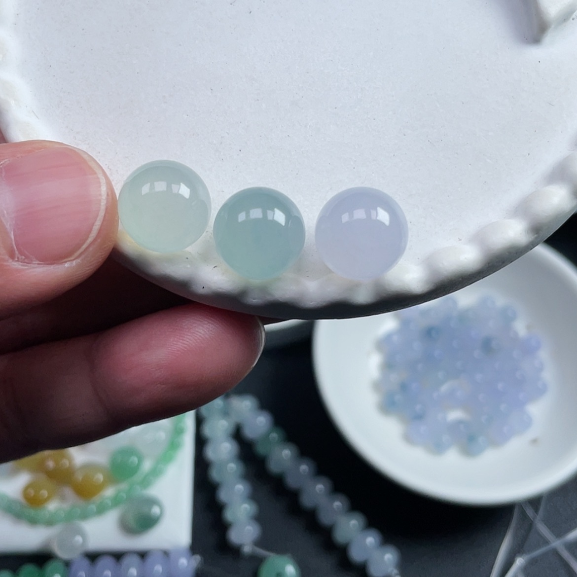 【闪购商品】定制翡翠未镶嵌太*雨，