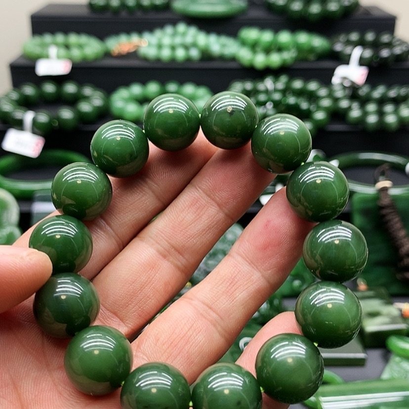 【闪购商品】和田玉（碧玉）手链未镶嵌