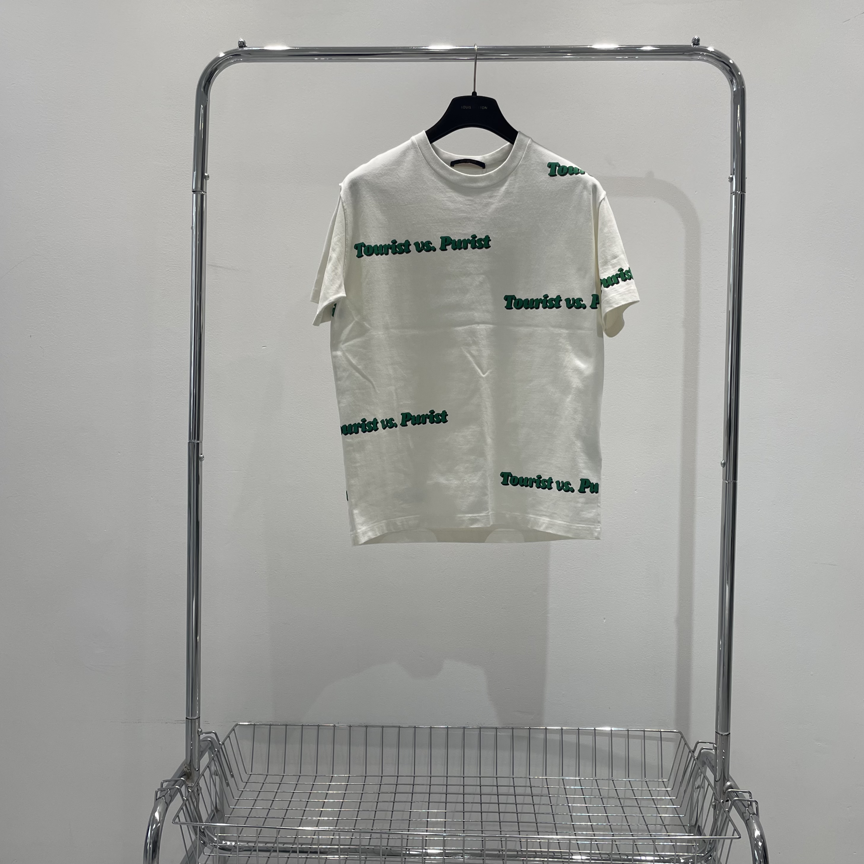 99新 LouisVuitton/路易威登 植绒弹幕短袖 yy01076 尺码m