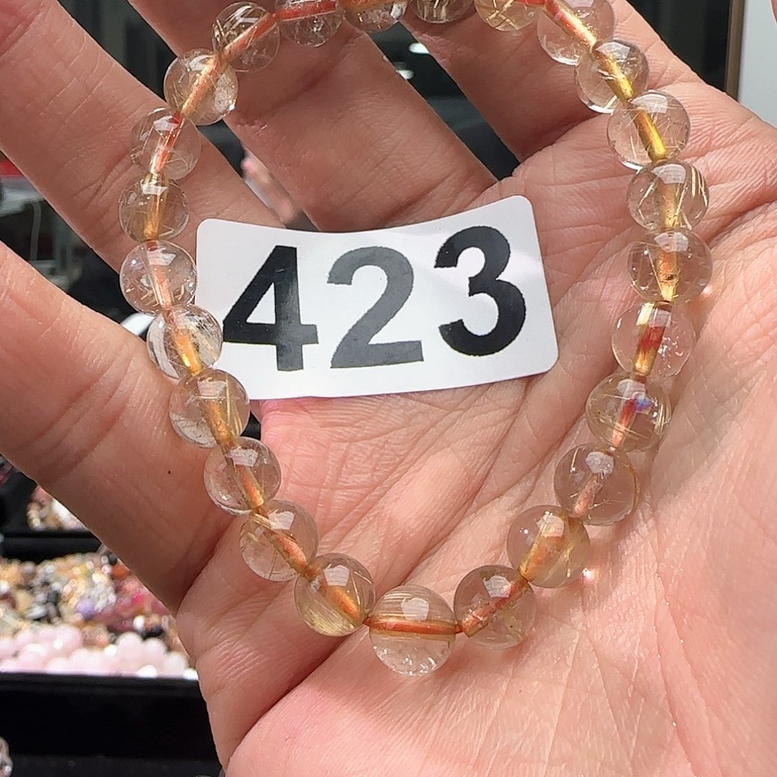 水晶手链未镶嵌423金发