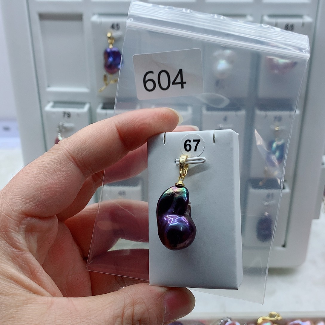 淡水珍珠合金吊坠(不含链)