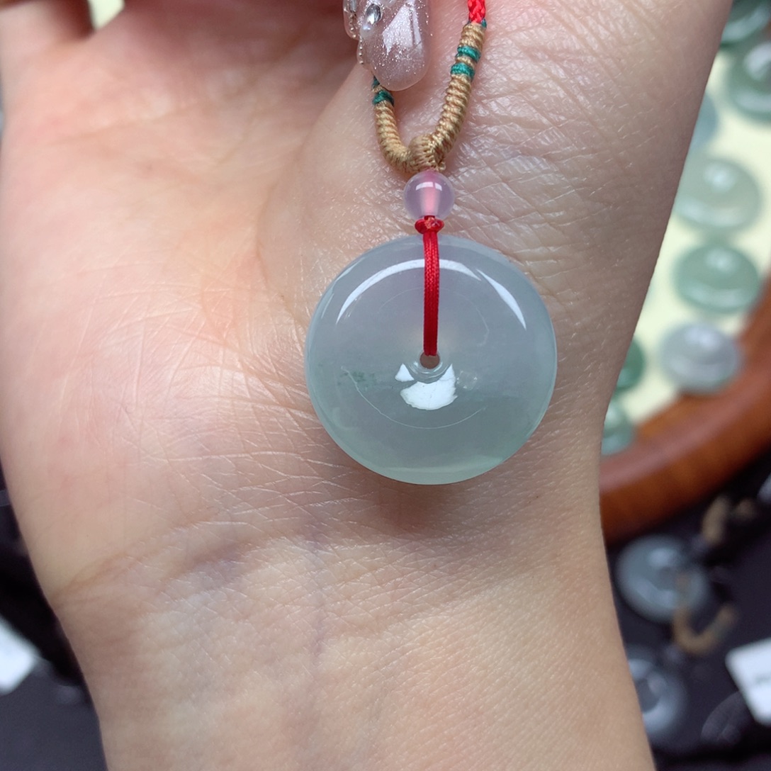 翡翠未镶嵌颈饰吊坠20.6/6.5mm