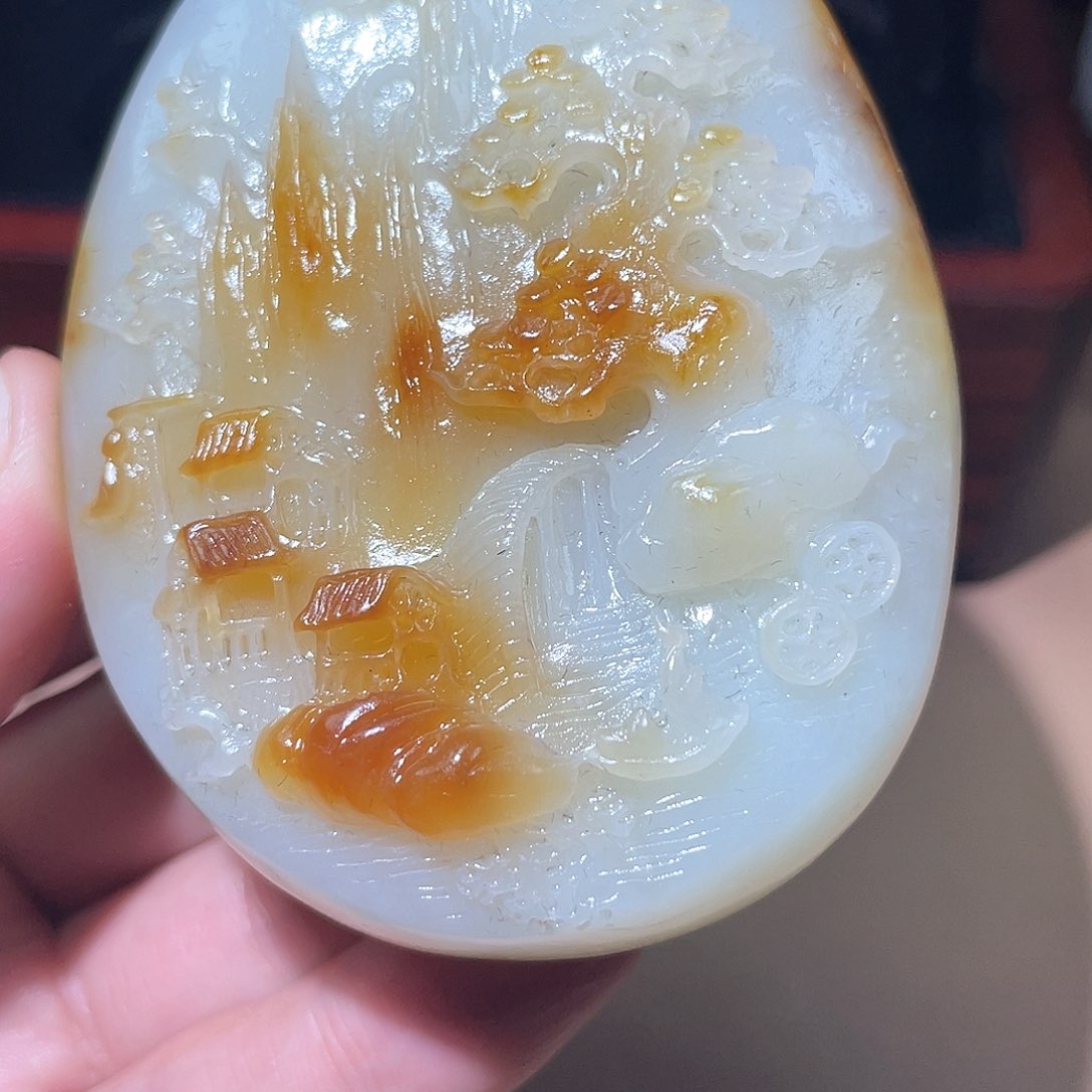 和田玉颈饰未镶嵌A7