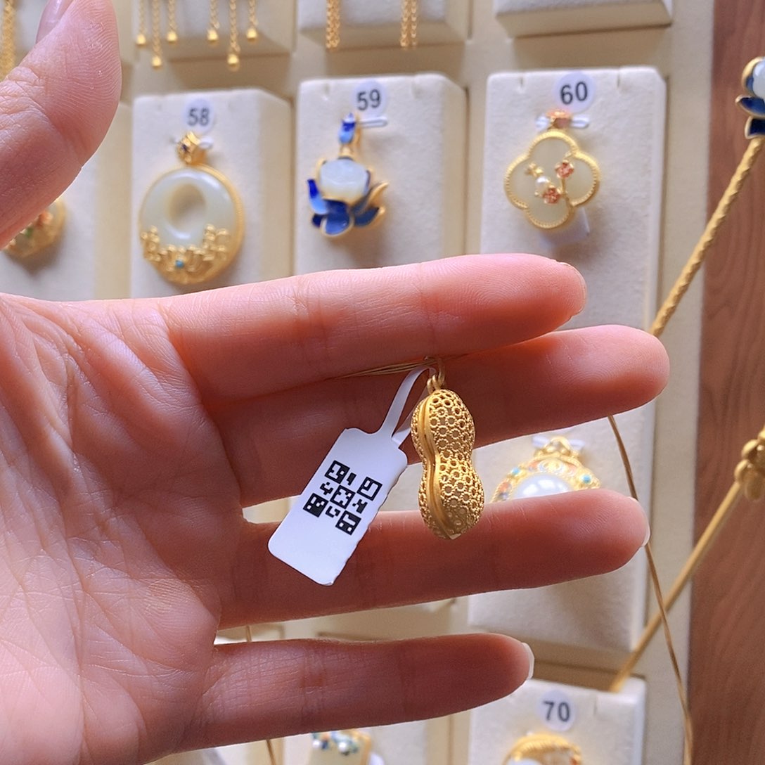 和田玉颈饰银S925镶嵌