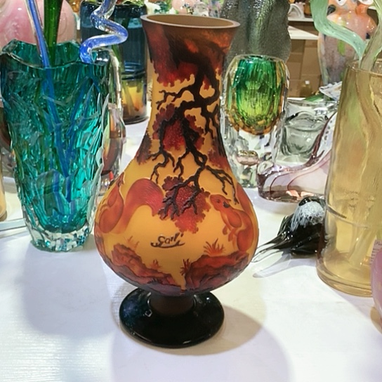 琉璃你****5花瓶格蕾高34厘米口径7厘米