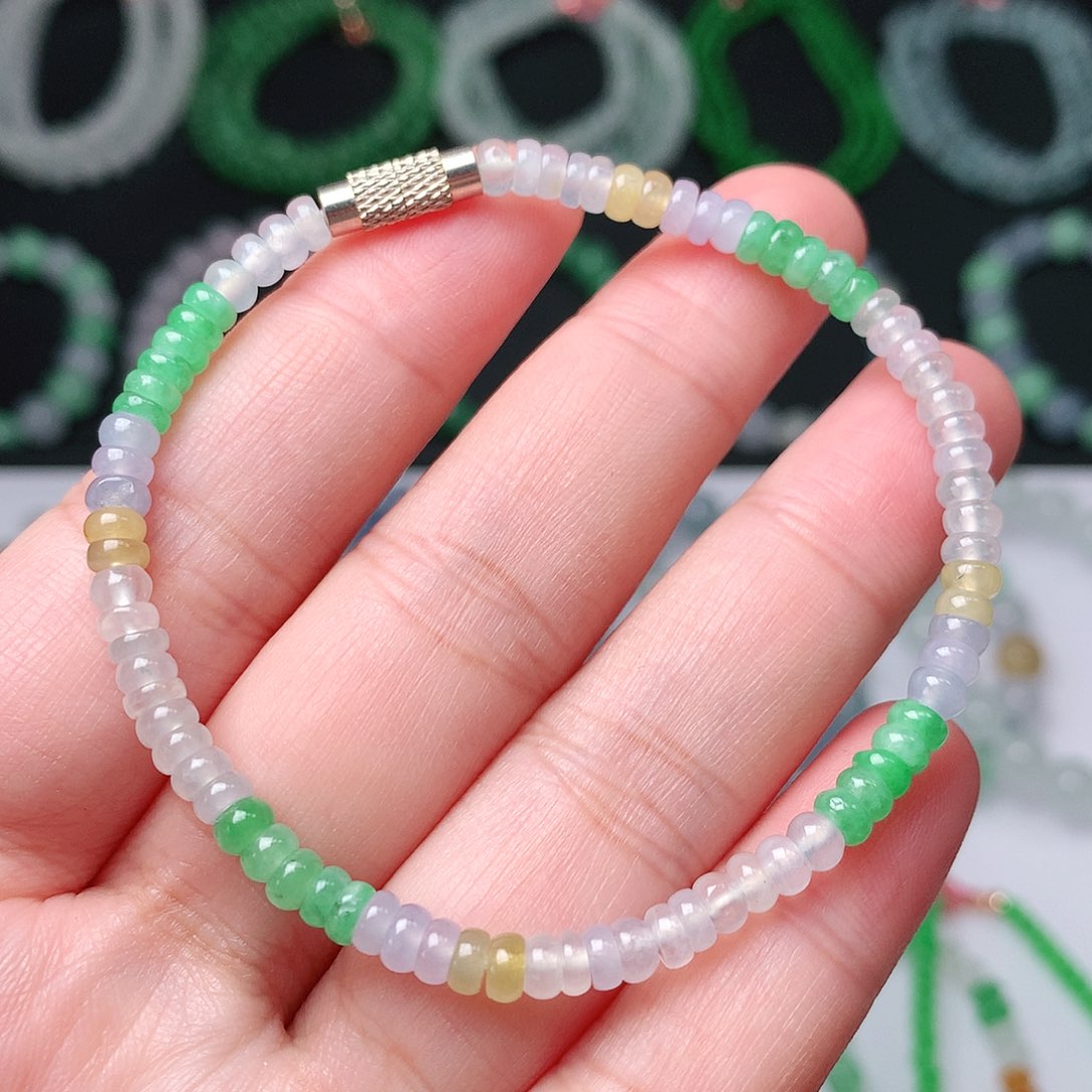 未镶嵌翡翠手链翡翠