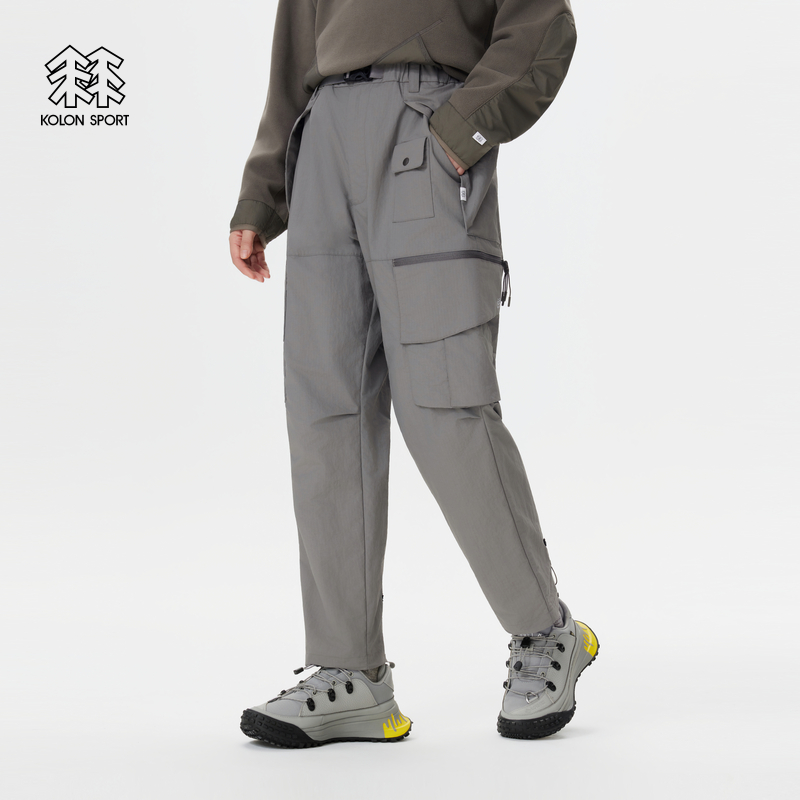 KOLON SPORT可隆户外休闲裤微哈伦男女同款COMFY联名梭织长裤