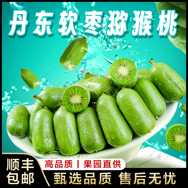 RUNJING-AISITE润景艾斯特丹东软枣猕猴桃0.5/1/2/3斤绿心奇异果 