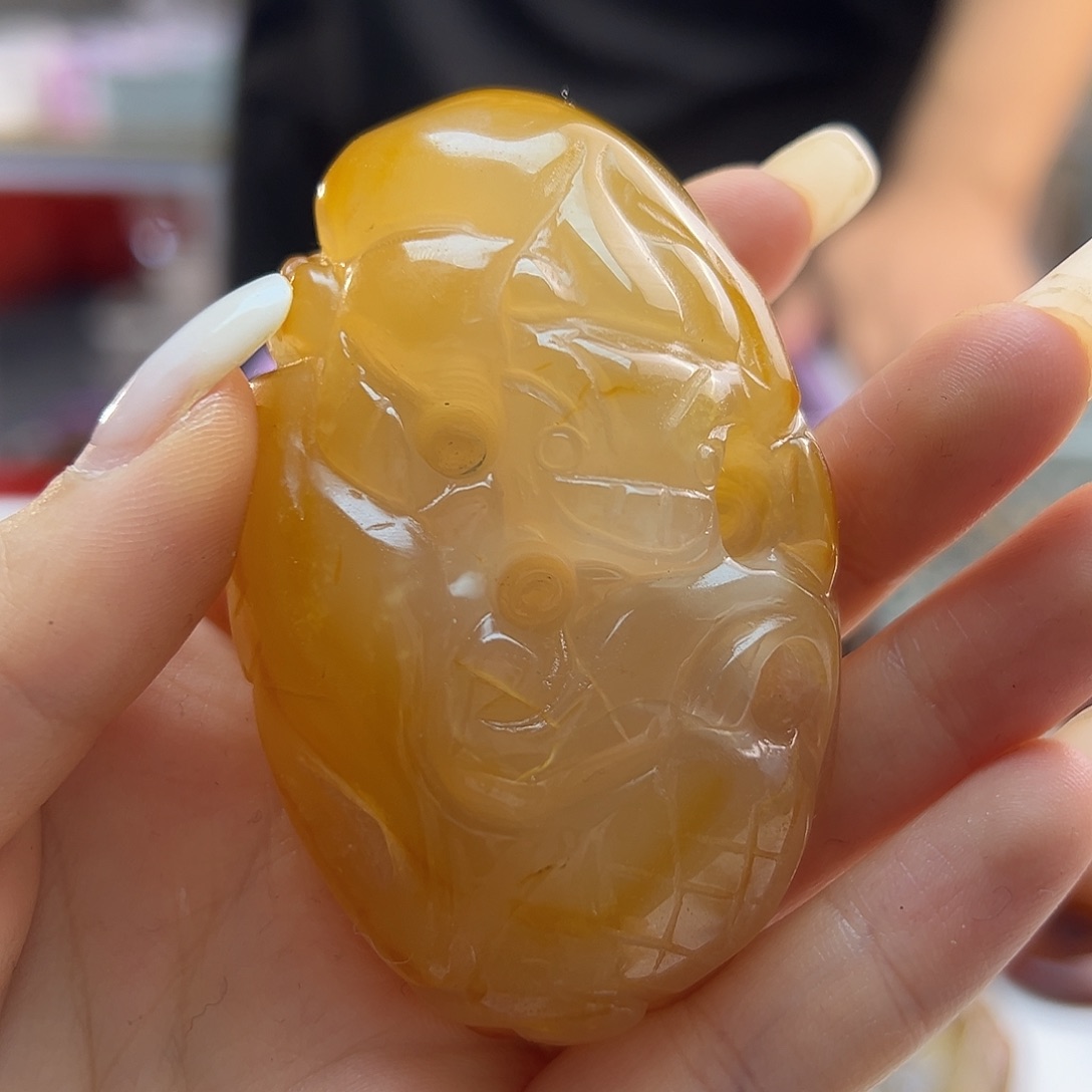 玛瑙/玉髓未镶嵌吊坠(不含链)