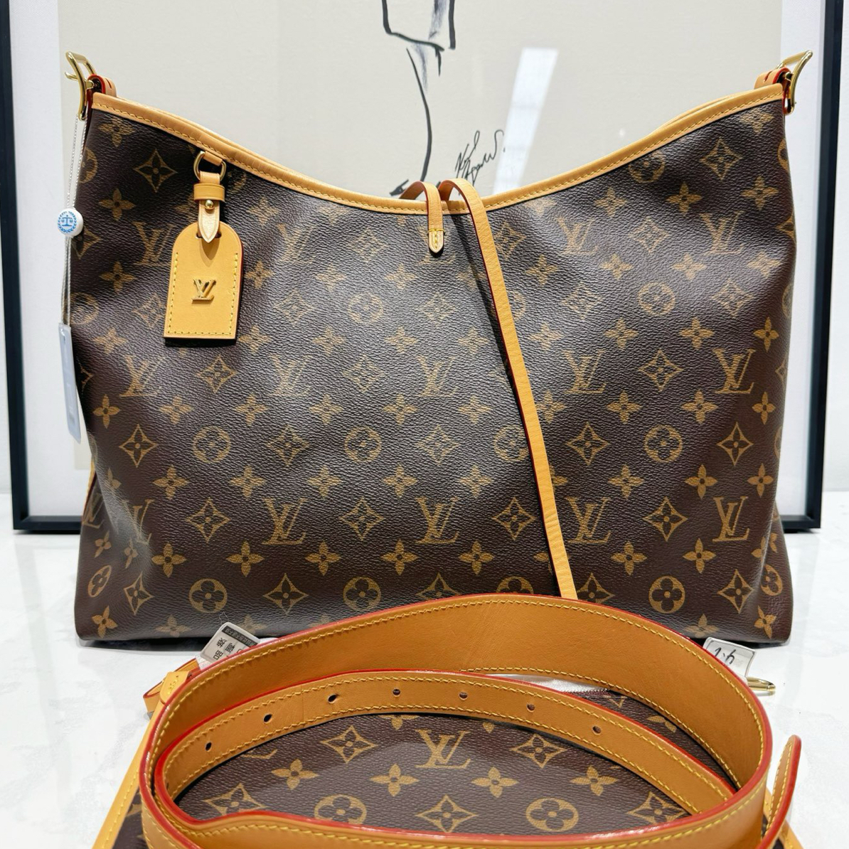 99新 LouisVuitton/路易威登 lv carryall中号（16346）