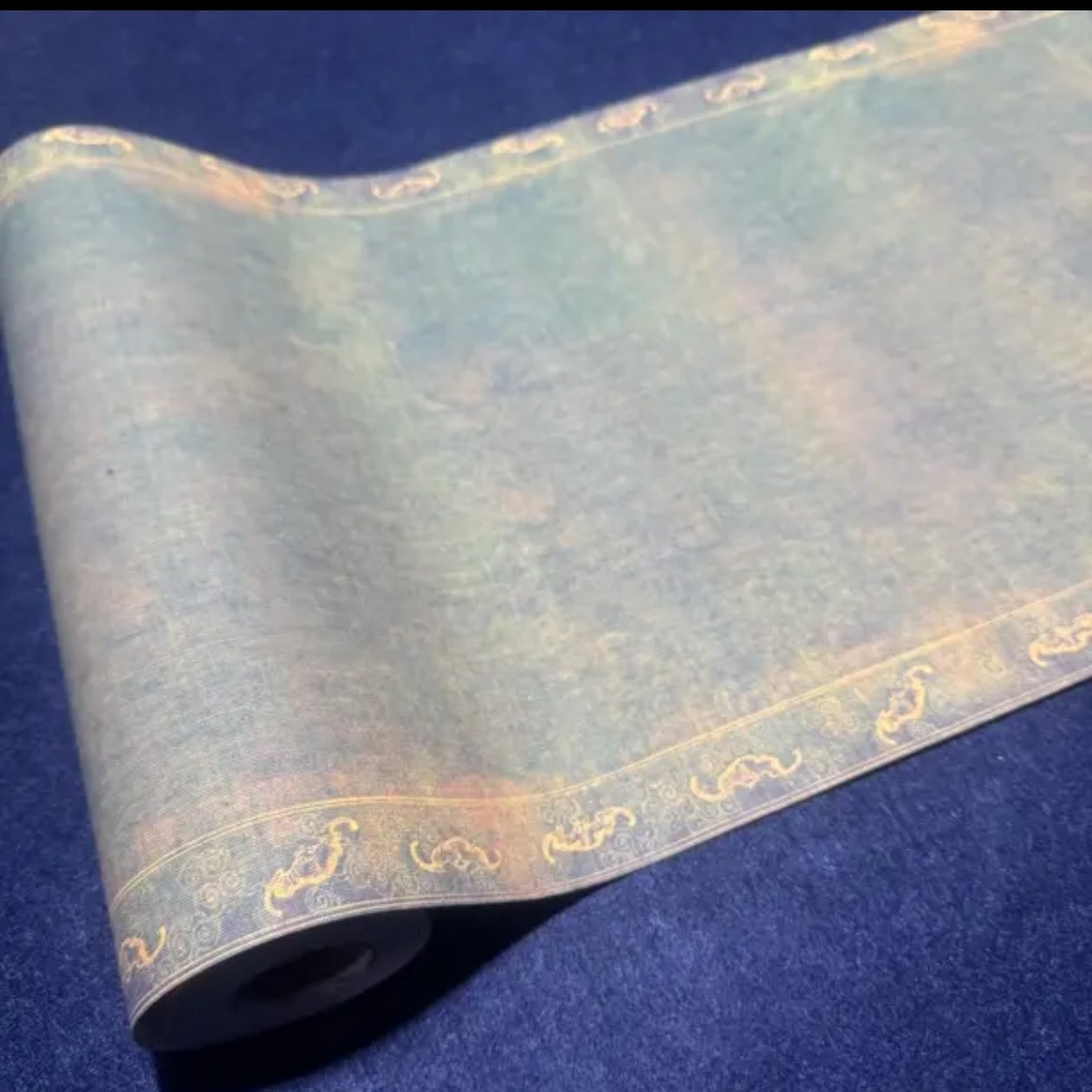 【万寿福来长卷】青铜吉金色半生熟毛笔书法国画篆隶行草楷作品宣纸