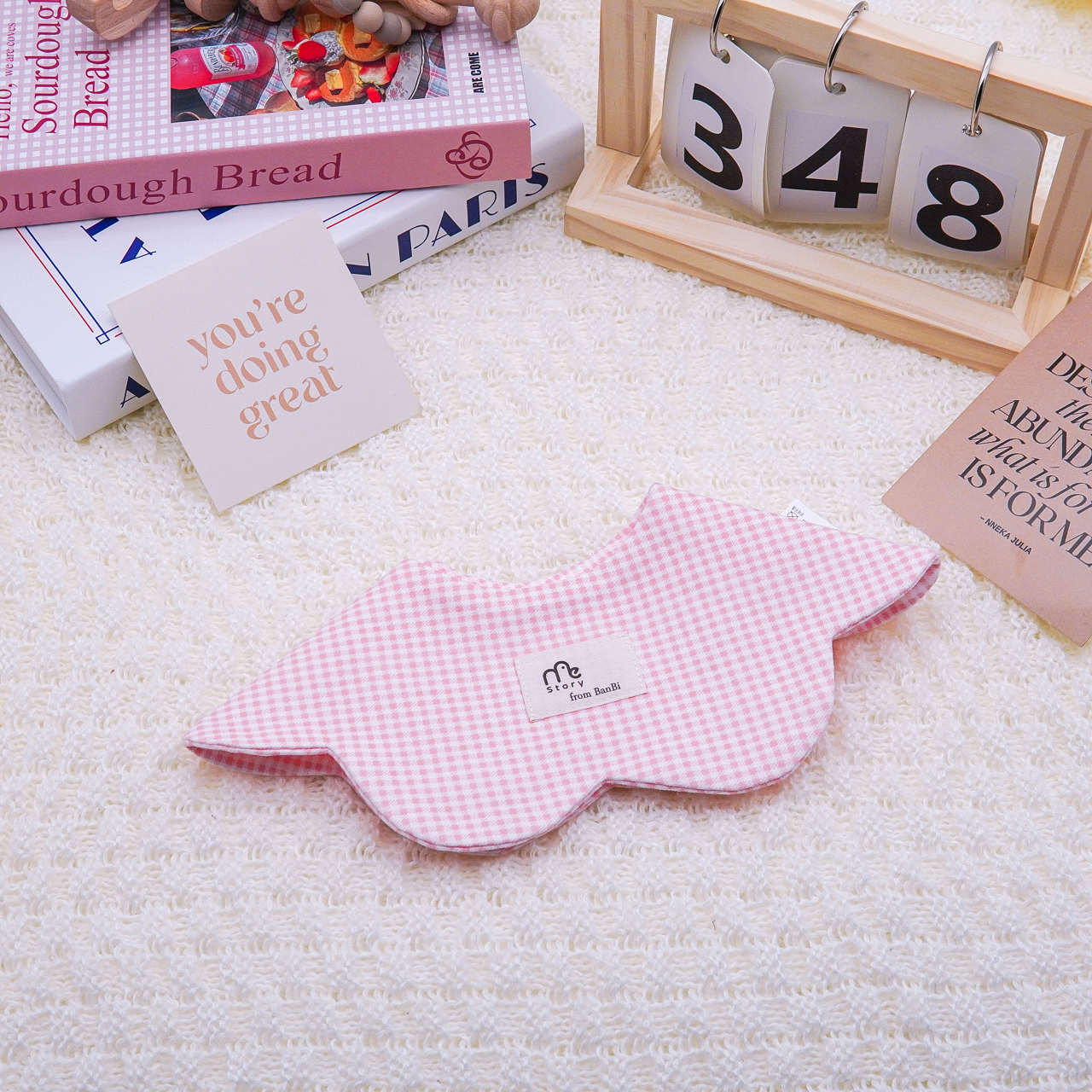 [348]双面直播Ins婴儿口水巾宝宝围嘴柔软透气防吐奶围兜