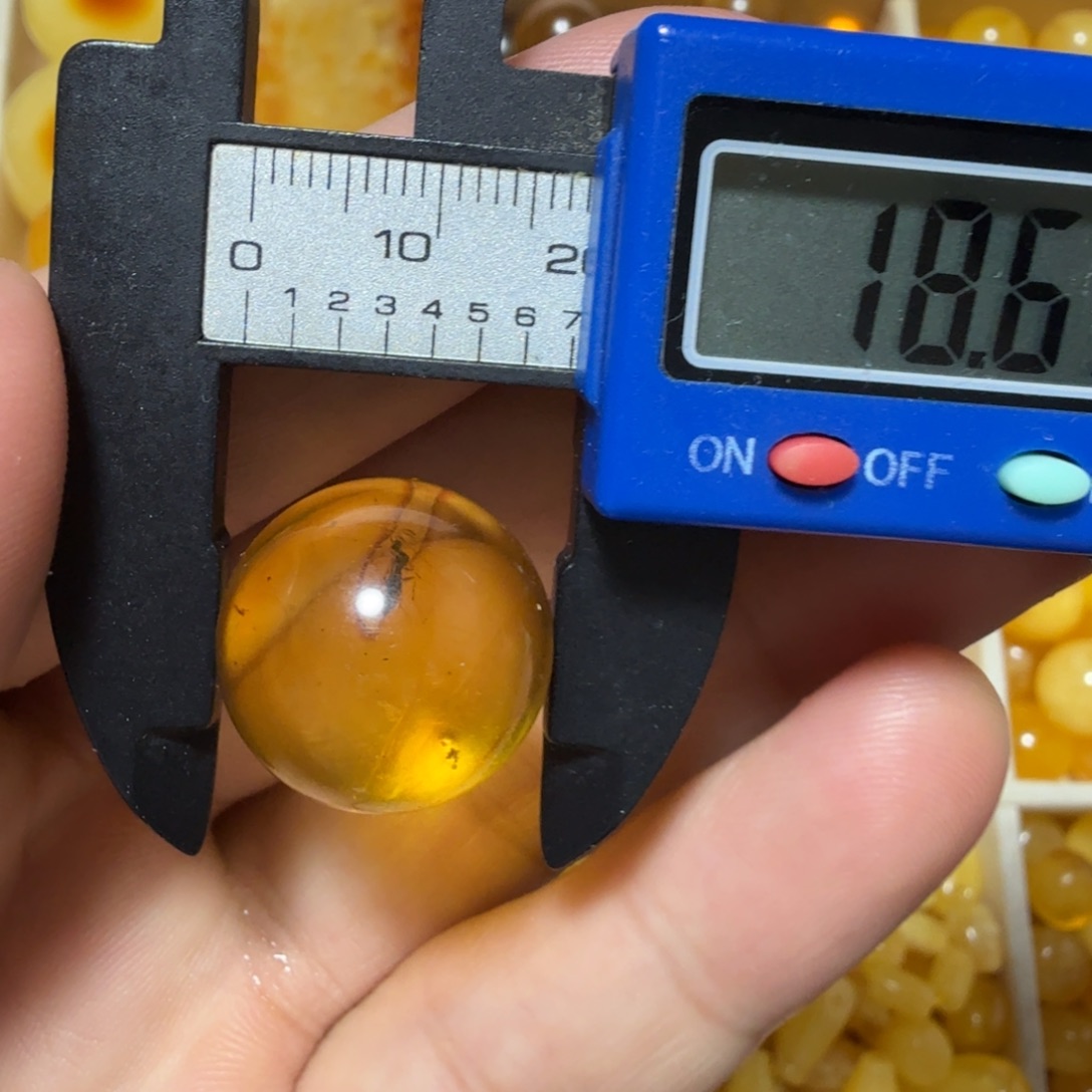 裸石琥珀未镶嵌成品