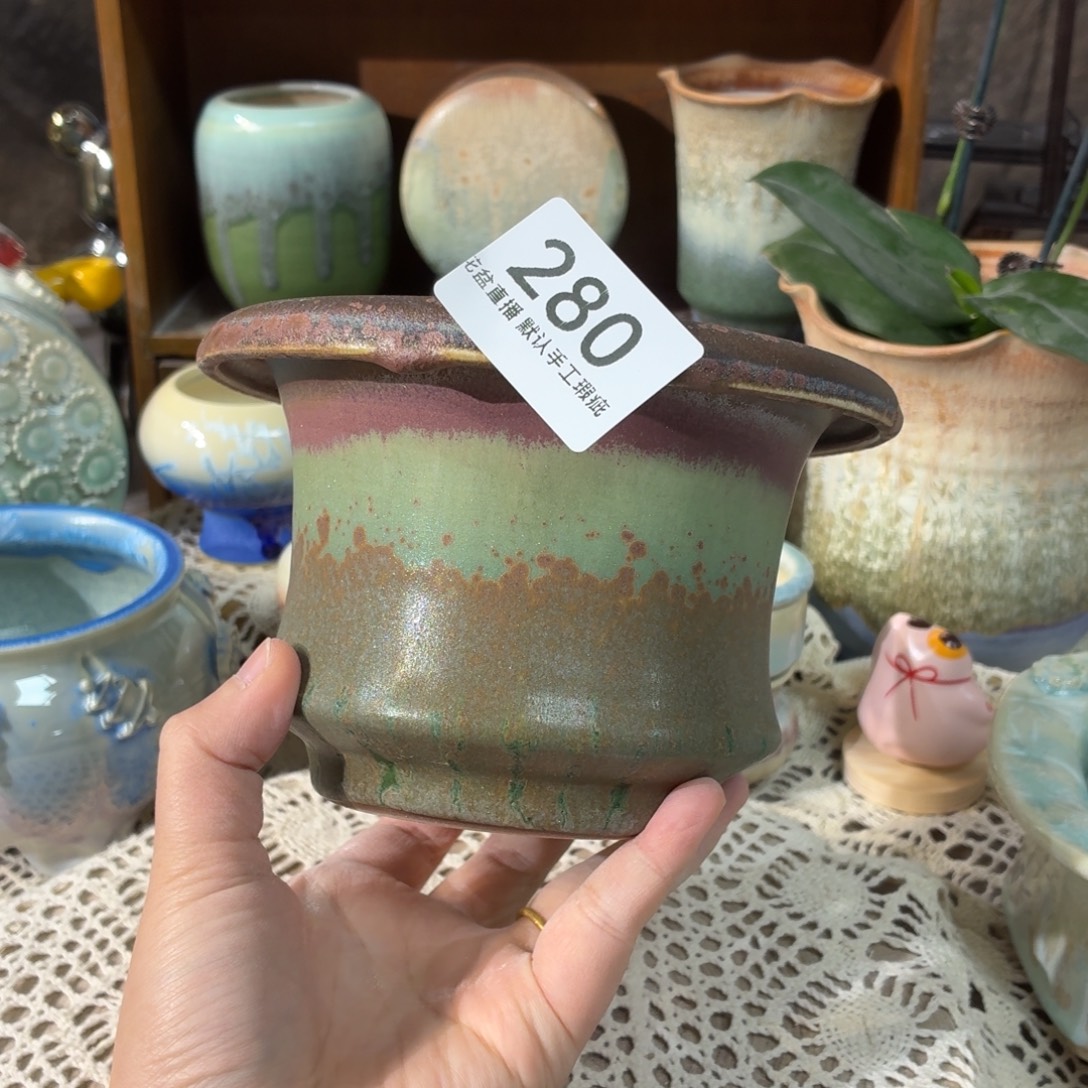 景德镇陶瓷花盆艺术