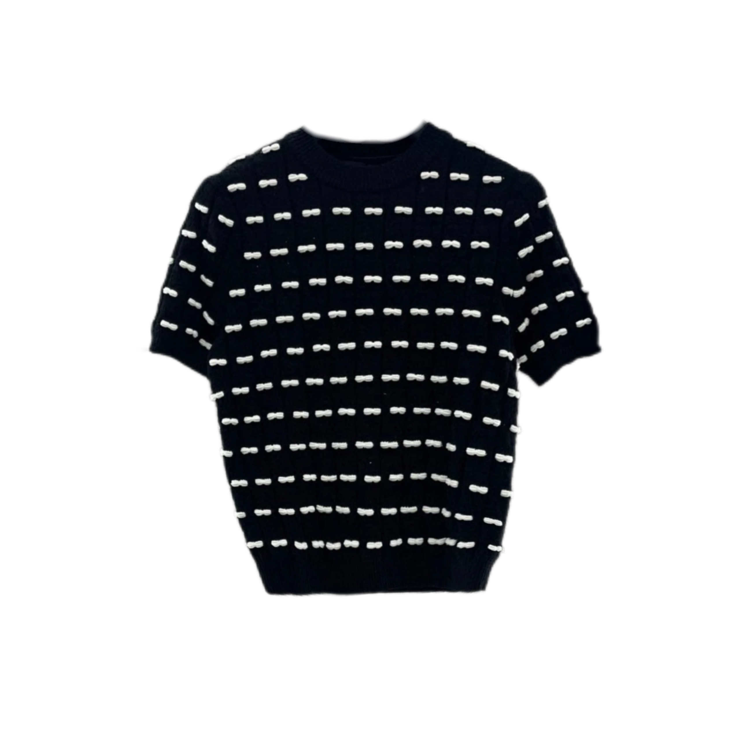 FC068蝴蝶结条纹套装