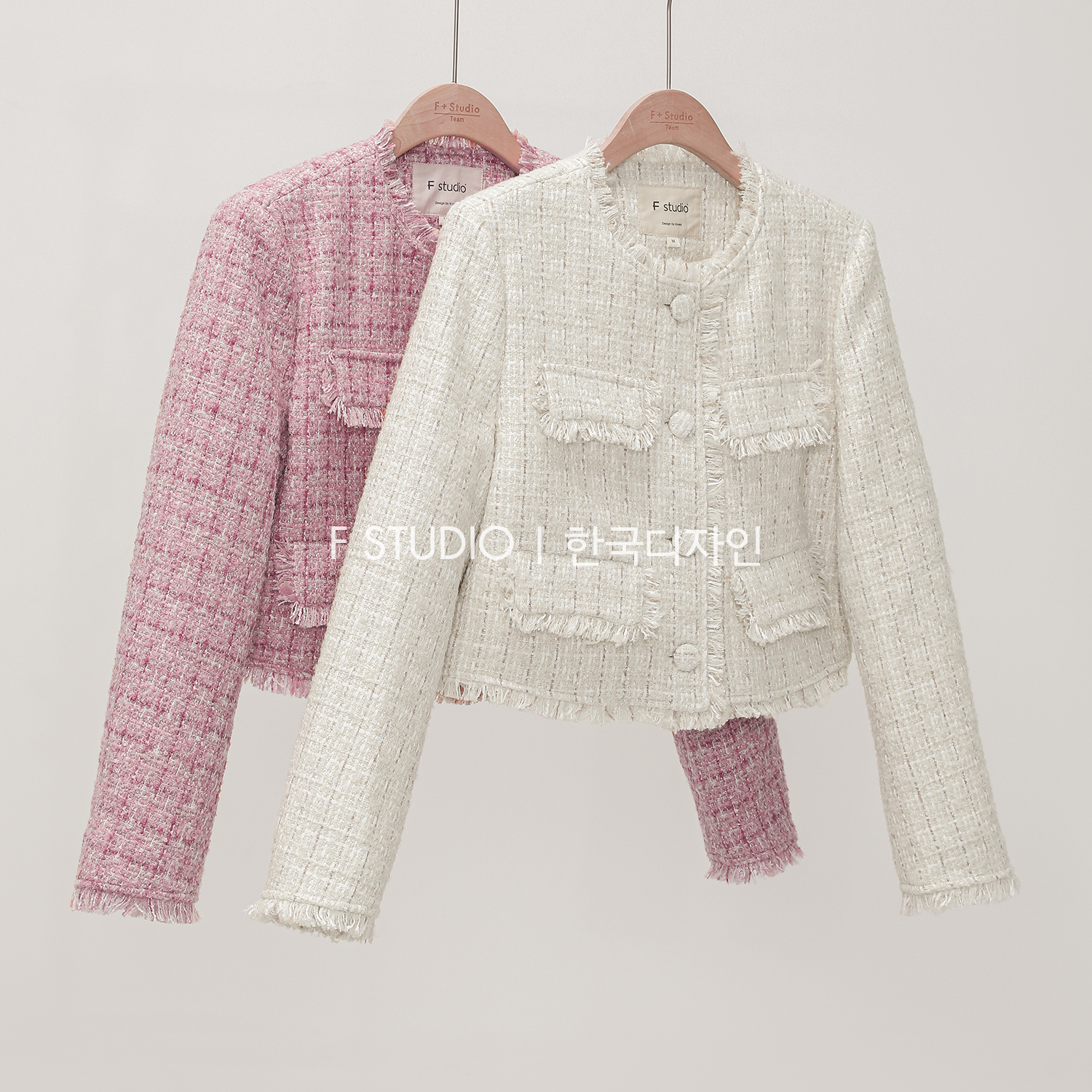 法儿家韩国限定「新品」【香风流苏】圆领小香风外套FS306W011