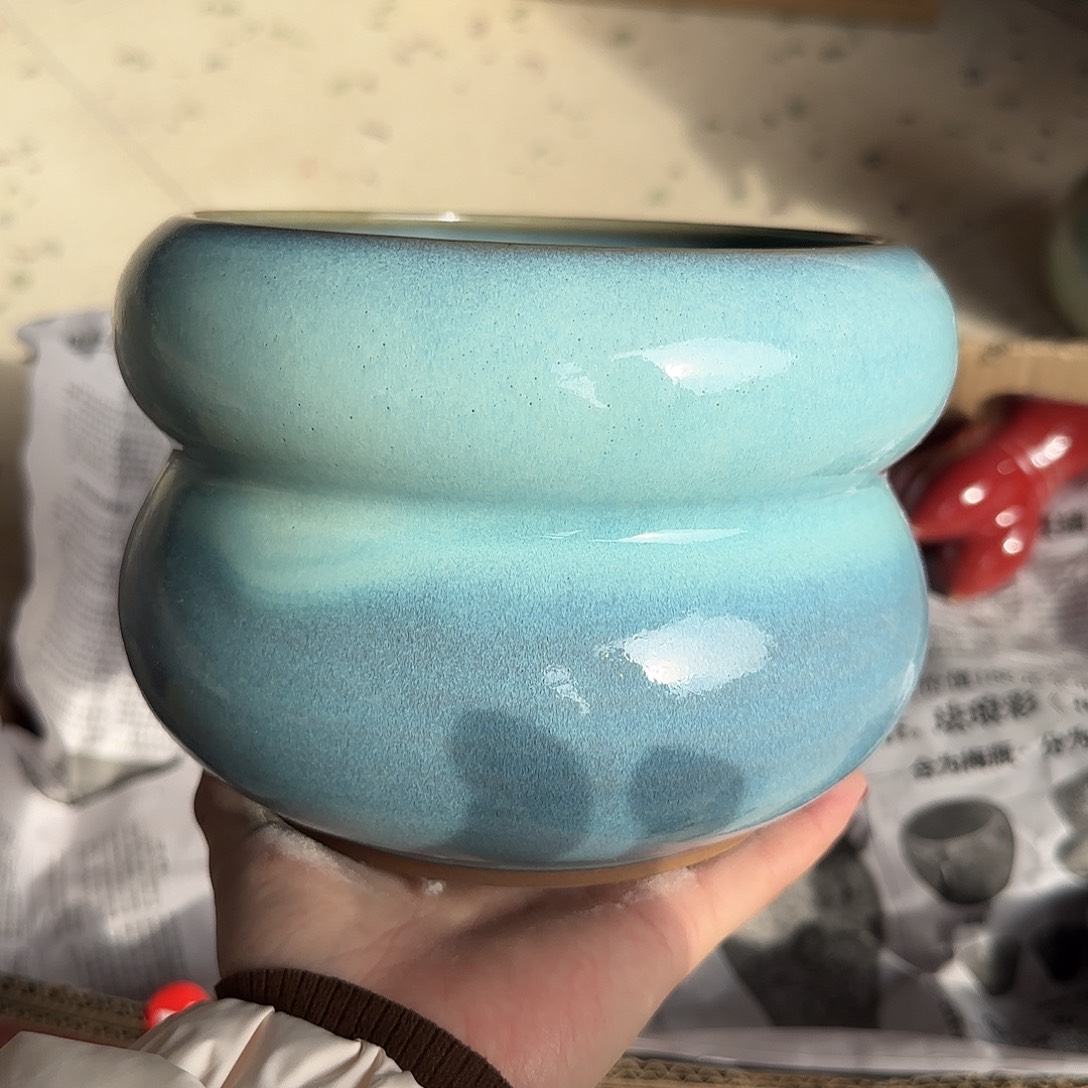 摆件陶郑家钧窑摆件