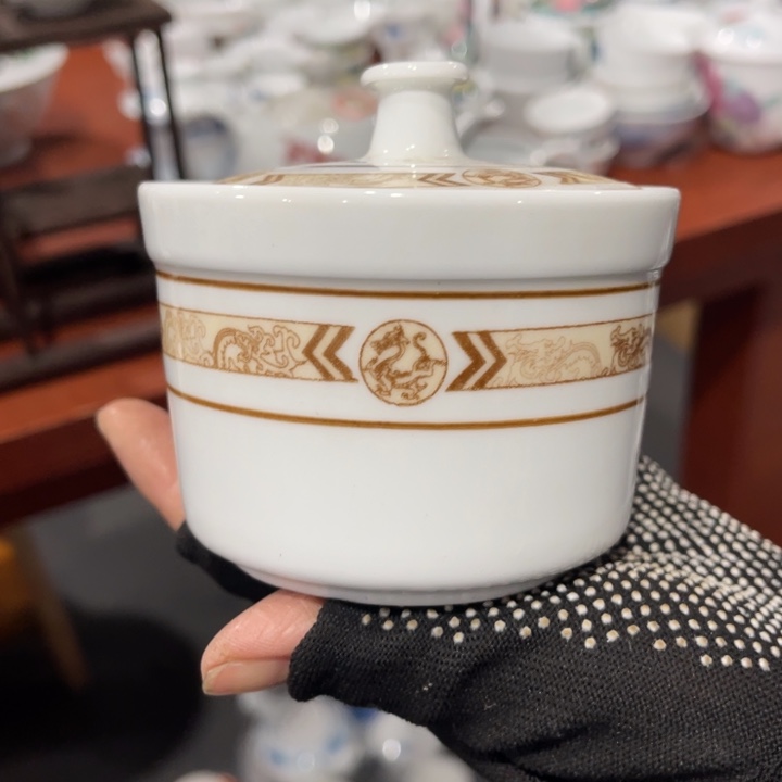 醴陵高温瓷釉下手绘200毫升
