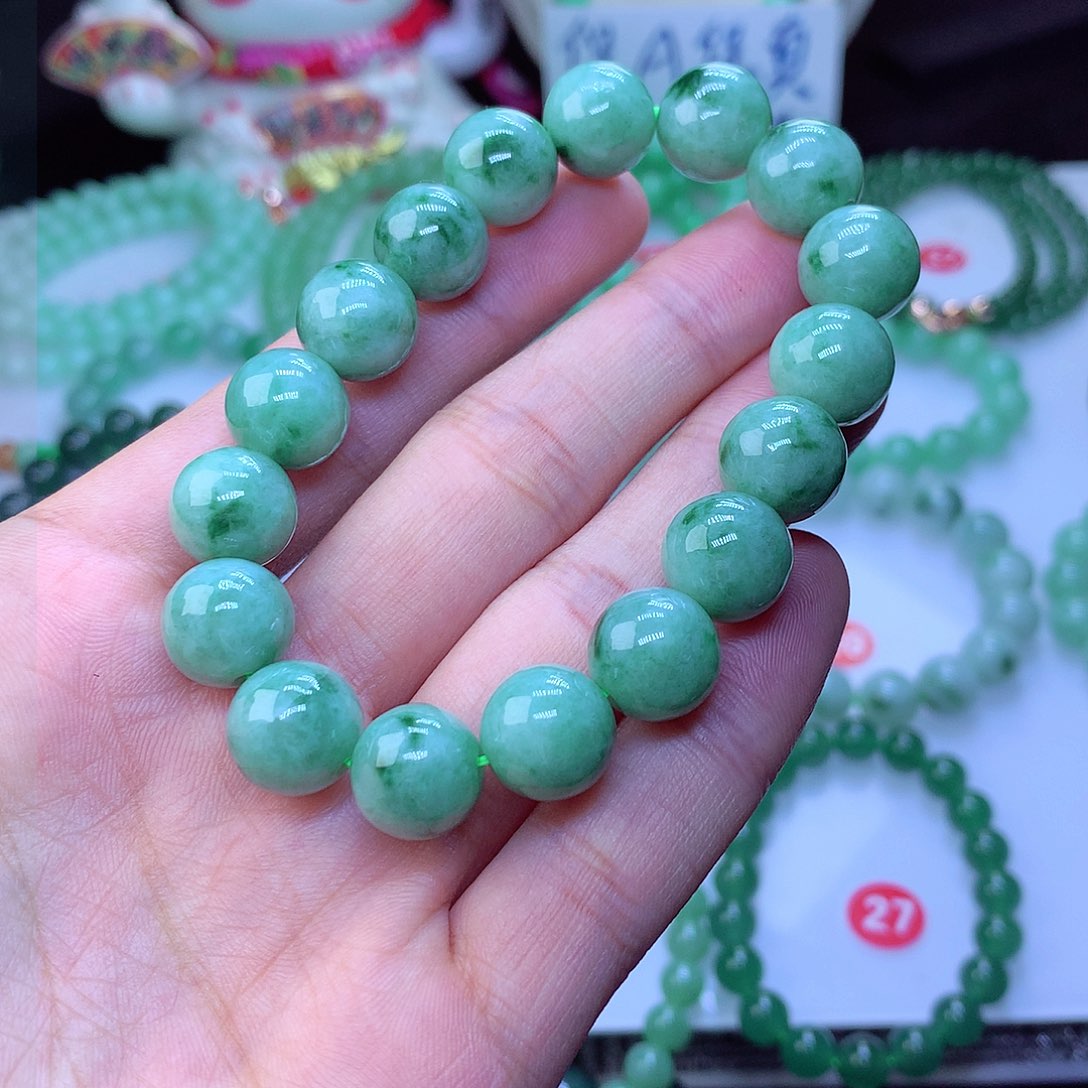 翡翠毛衣链未镶嵌卡12