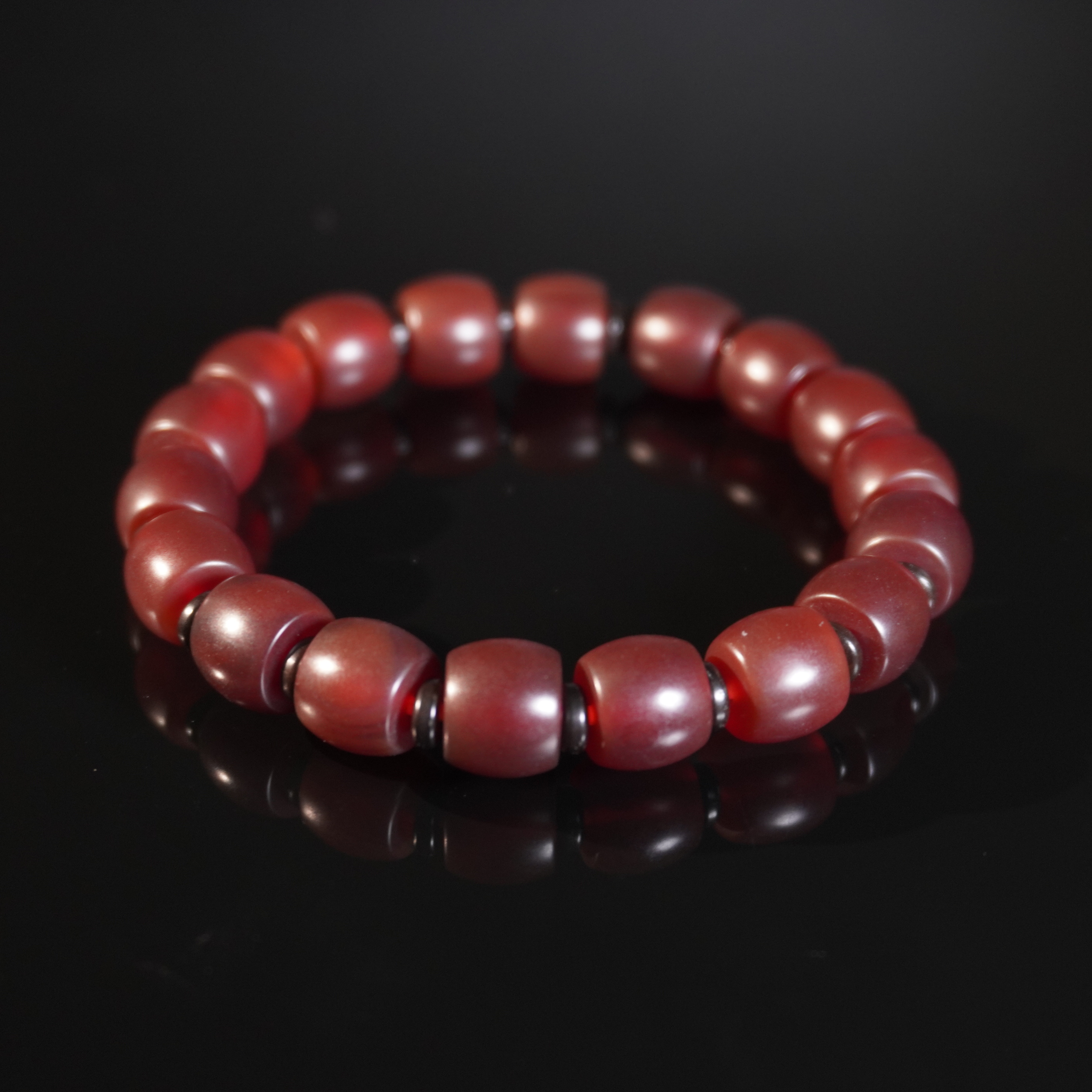 民国玛瑙手串/HY002092/金玉良缘/槐荫山房