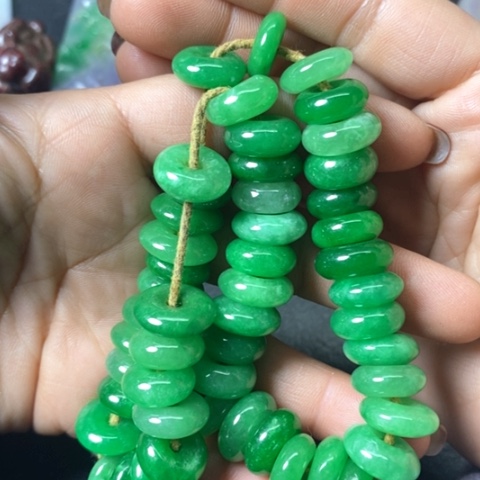 白玉菩提吊坠摆件