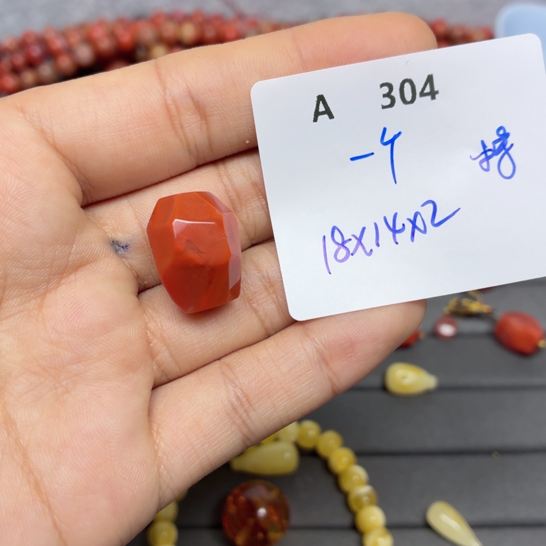 南红玛瑙合金珠宝半成品A304