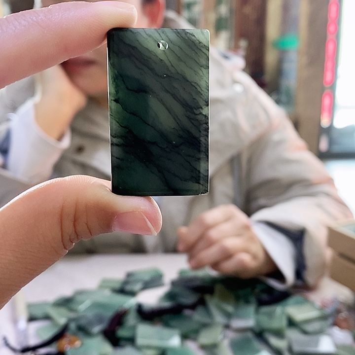密玉（石英质玉）手链未镶嵌