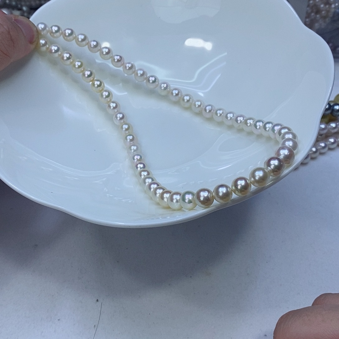 海水珍珠颈饰银S925镶嵌