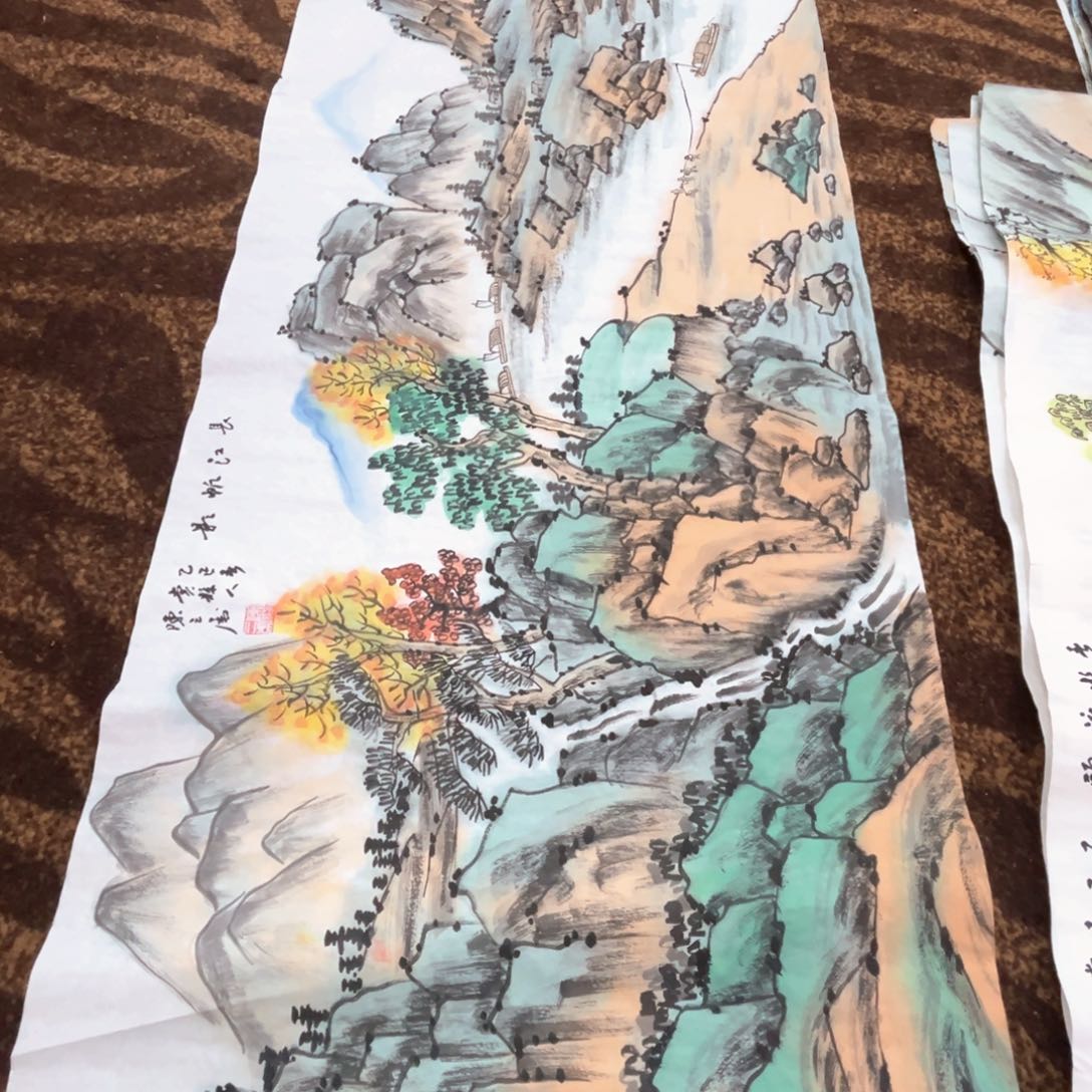 国画四尺山水作品1111