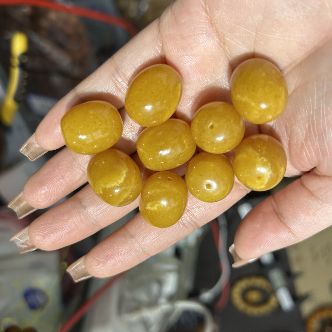 【九珑严选】16鸡油黄枣珠单珠多样性发其一