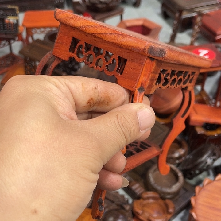 香榧木红木底座工艺品