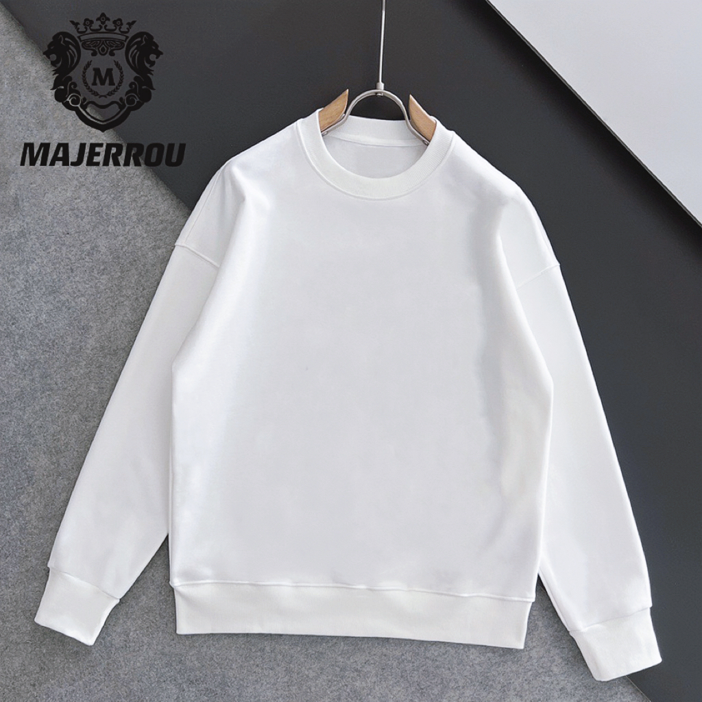 【68号链接】双排灰M卫衣高档时尚轻奢圆领秋冬休闲男士新款长袖9