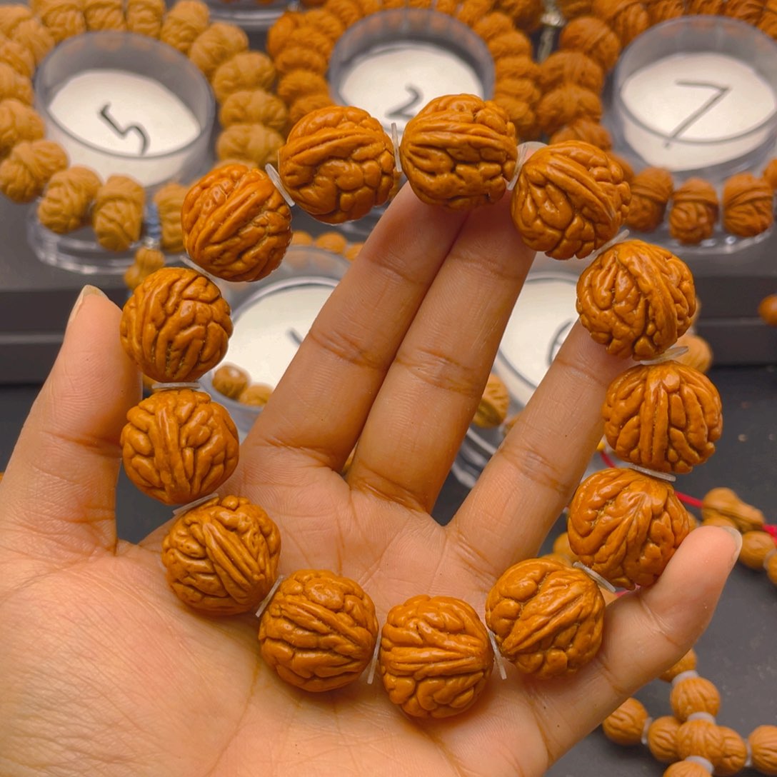 桃核手串20尺寸打底霸王龙